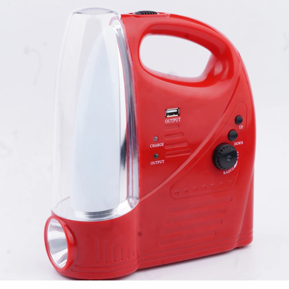 Multifunctional Eco-friendly Light Dimmer New Arrival Solar Emergency Charging Rechargeable Lamp Outdoor Waterproof