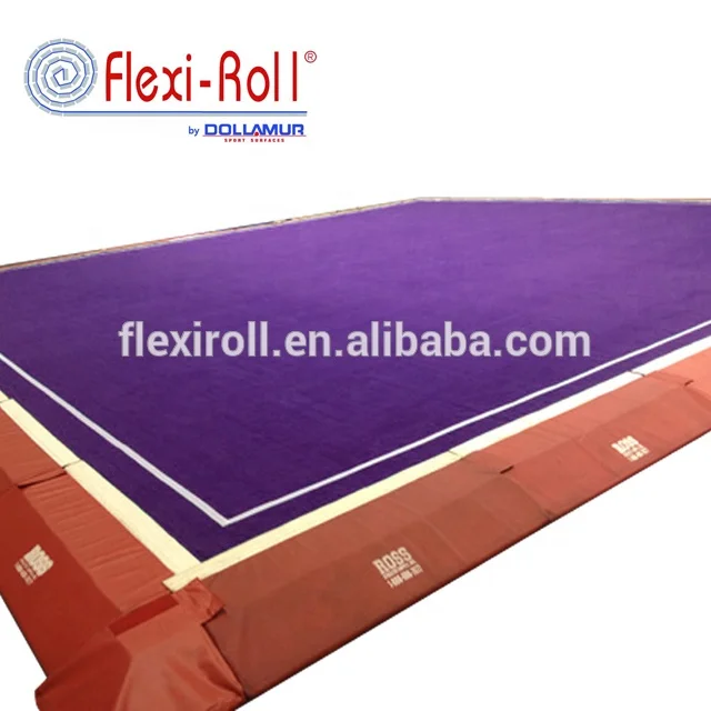 Hot sale flexi roll carpet cheerleading floor mat rhythmic gymnastics carpet