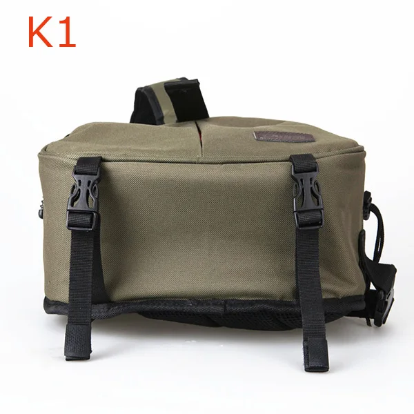 
K1 Professional Waterproof Shoulder Camera Case Triangle Outdoor Travel Photographic Carry Bags Army Green 