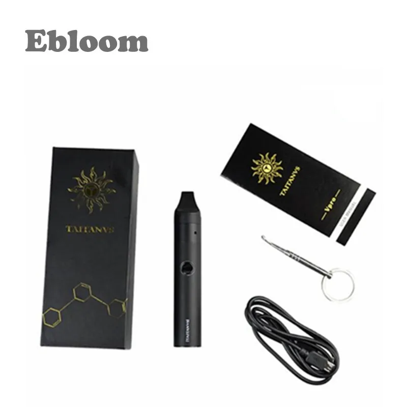 
hot sell wax vaporizer 900mAh portable mini empty wax cartridge Taitanvs VPro 