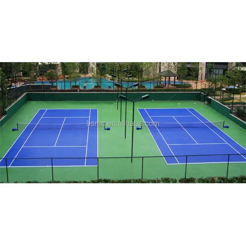 Acrylic Sports Court Flooring Material Indoor Sports Surfaces Tennis Court Surface