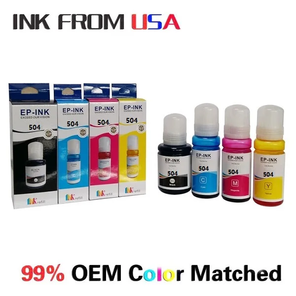 
For Epson L4150 L4160 L 4158 L4168 504 ink bottle 