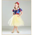 Little girl elegant flower girl dress sequins applique sweet bowknot girl fashion flower girl dress for