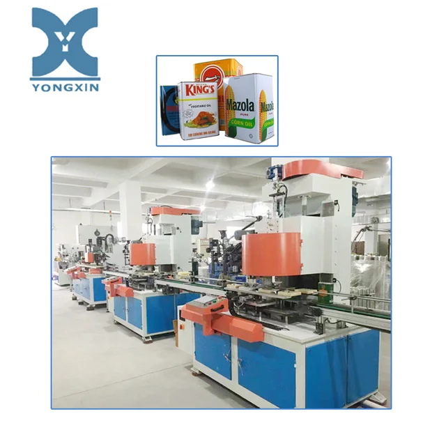 Semi Automatic Rectangular Oil Paint Tin Can Sealer Machine