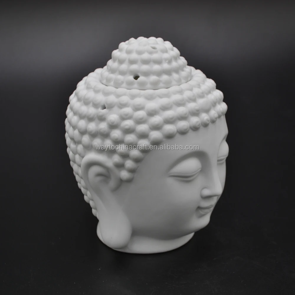 Home decoration porcelain ceramic buddha candle holder