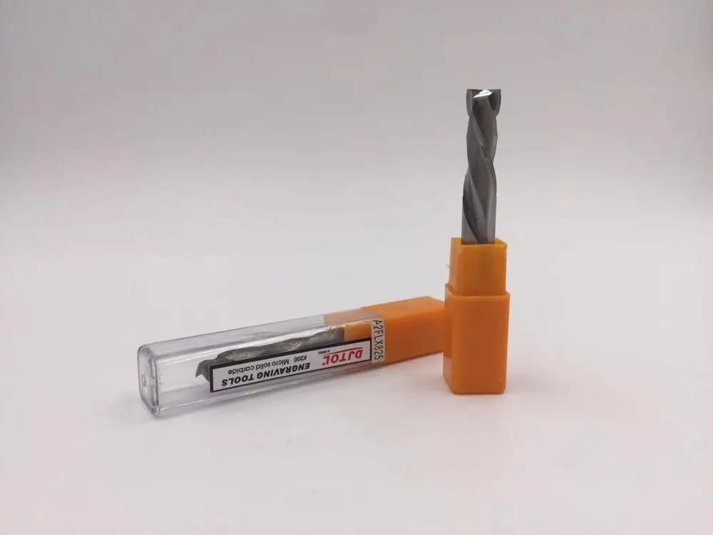 DJTOL спиральные биты с двумя канавками вверх и вниз