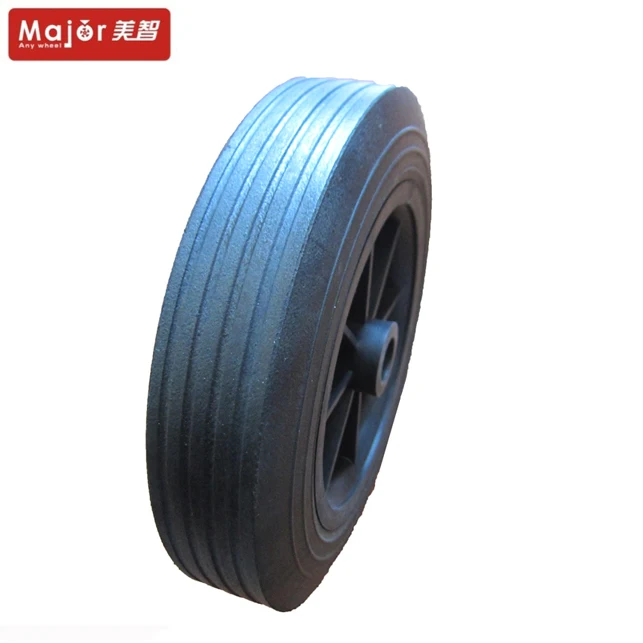 Производитель Прямые 8 дюймов колеса из монолитной резины умная мусорная корзина колеса 8x2