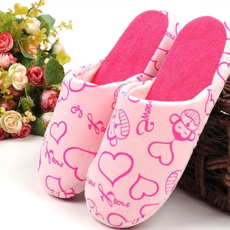 Soft sole t winter woman/man plush house warm slipper