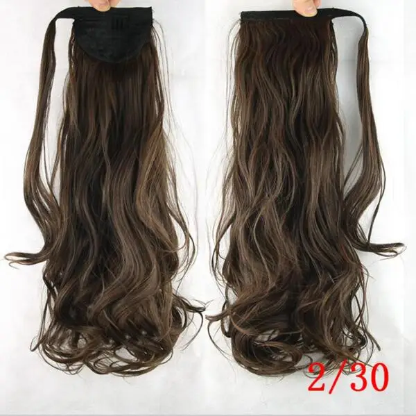 24' Long Straight Single Color synthetic hair wigs Belted Ponytail in Cheap Price hair extensions synthetic hair ponytails