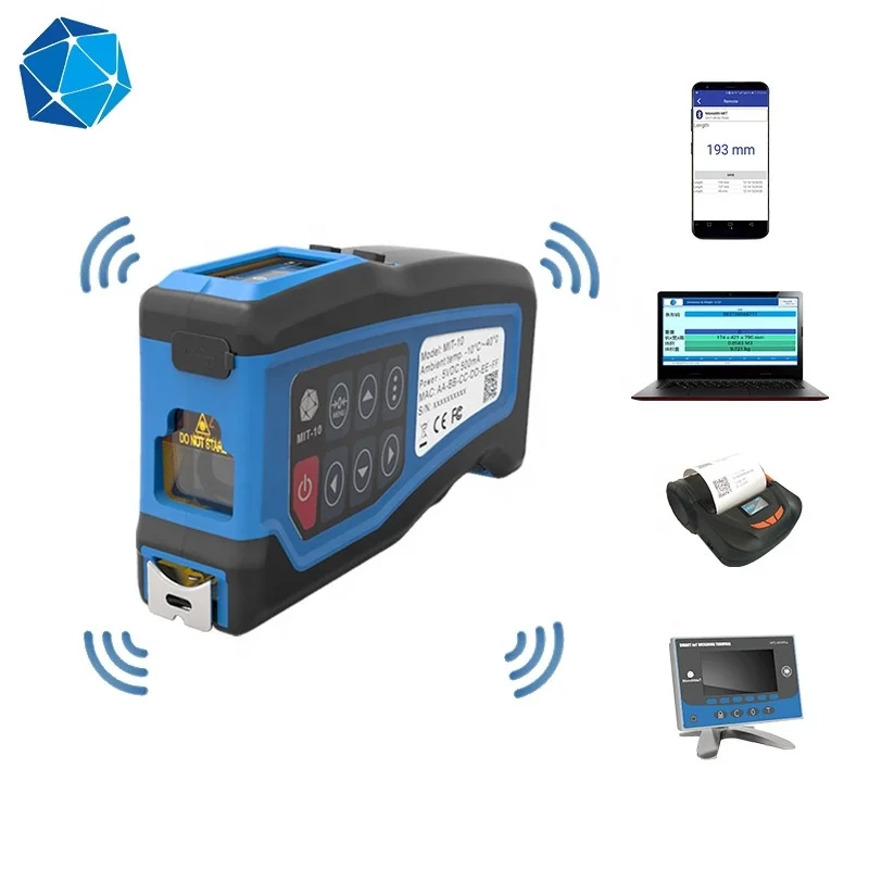 wireless barcode scanner and Volume digital tape measure  with BLE4.2 and Display
