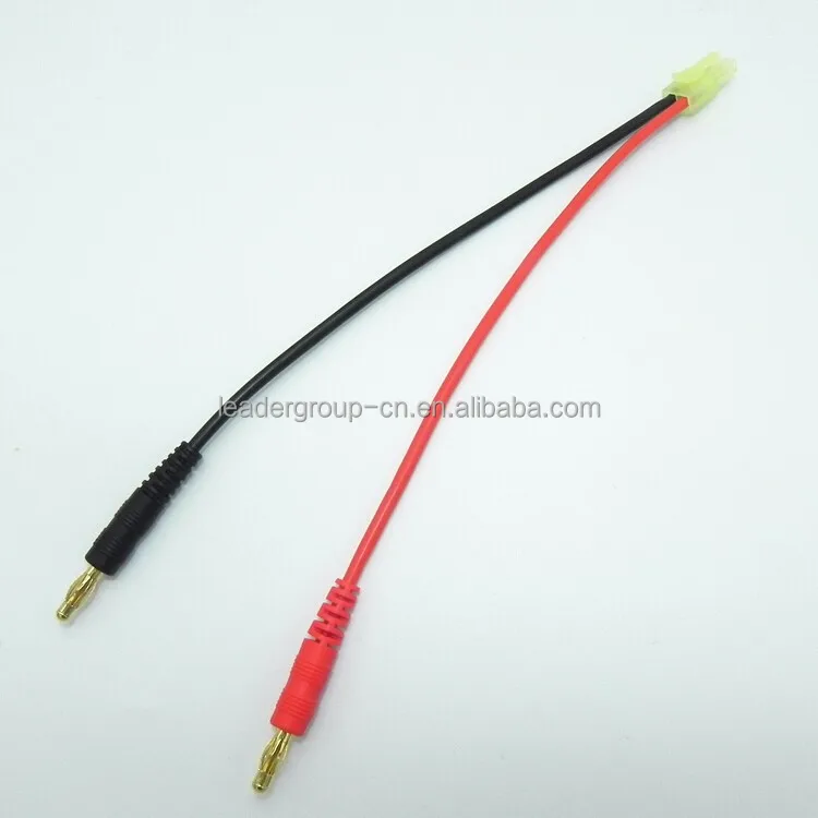 4mm banana plug connector to 4.0 Golden banana plug with cable