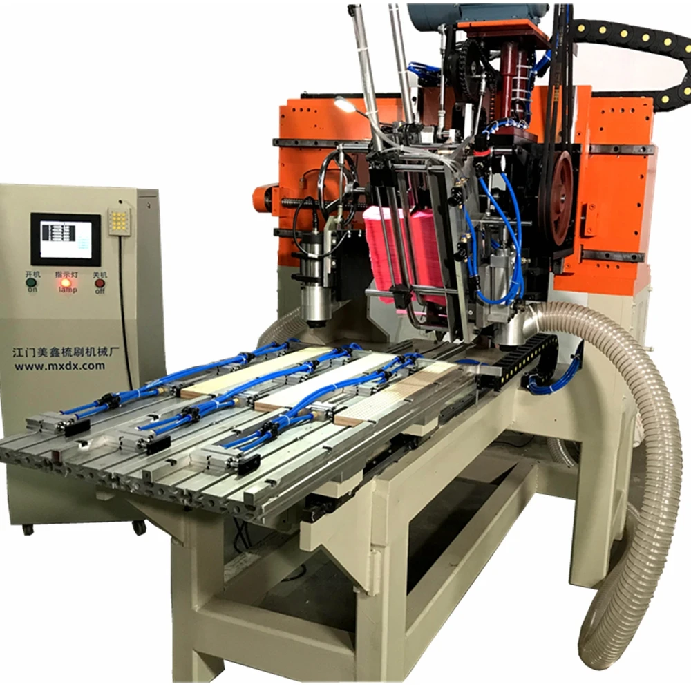 2 axis High speed CNC automatic strip brush machine/Cnc strip brush making machine/strip brush drilling and tufting machine