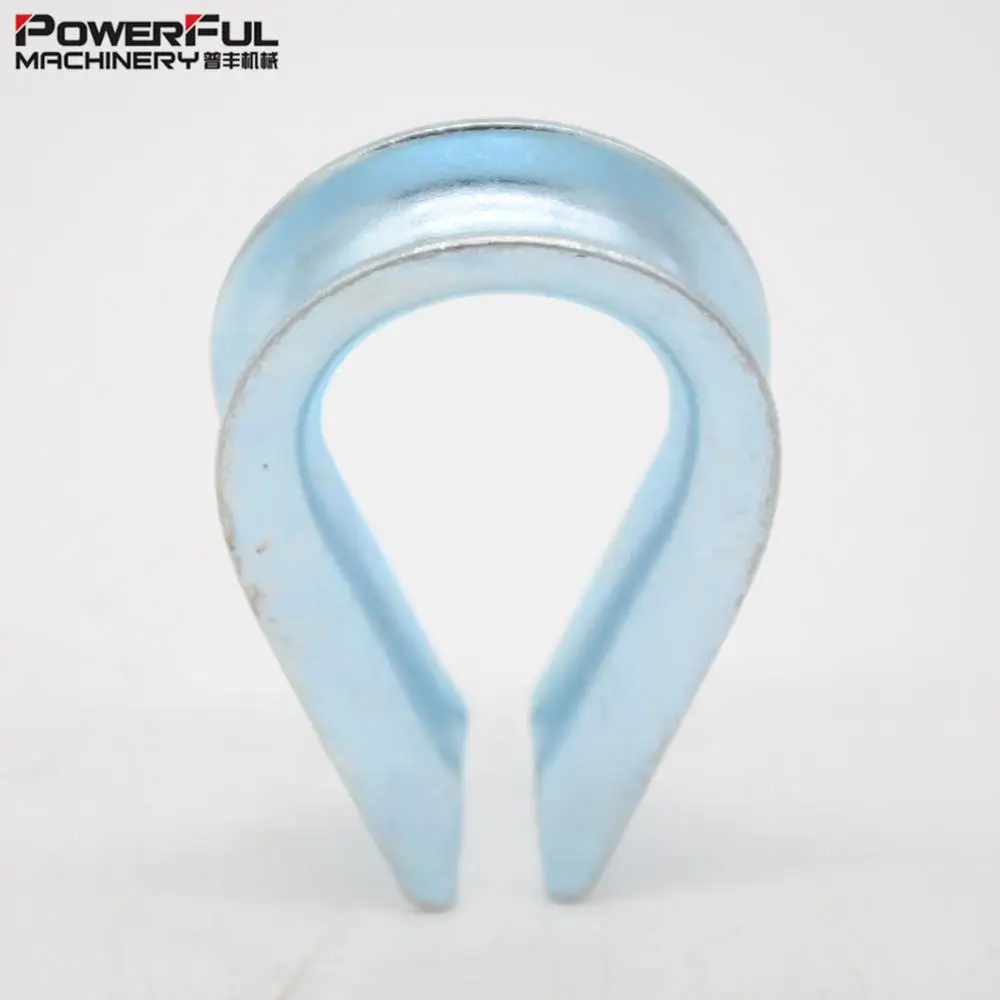 STAINLESS STEEL 316 US TYPE LIGHT DUTY G-411 WIRE ROPE THIMBLE 1/8