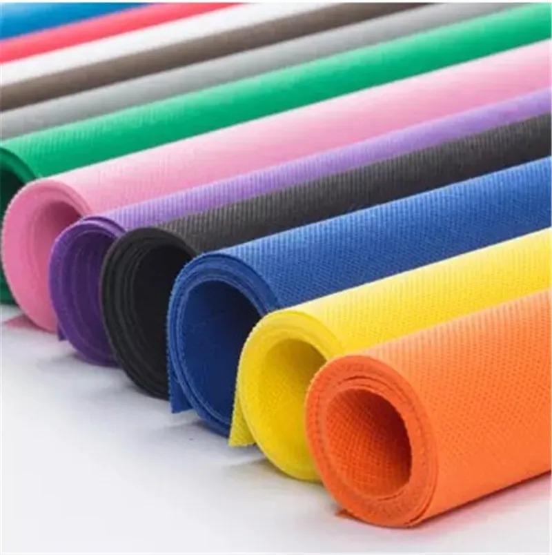 colorful pp  spunbond nonwoven fabric roll