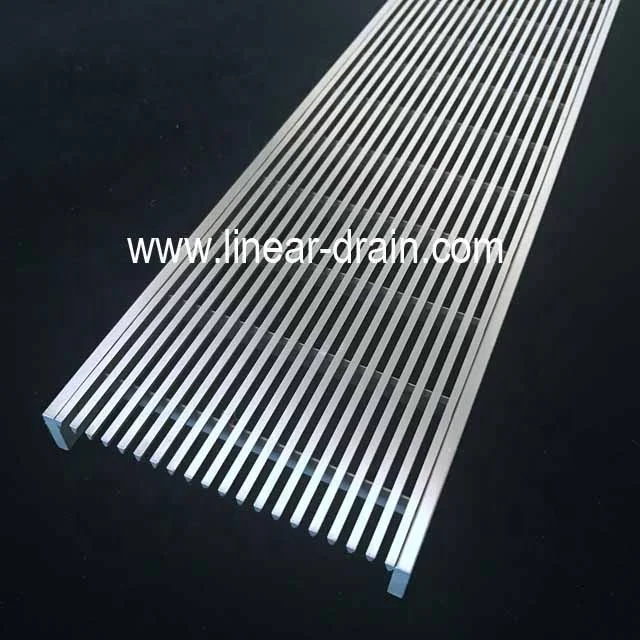 concrete industrial trench drain heelsafe grating in stainless steel