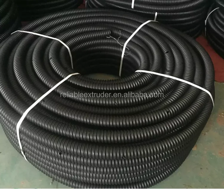 high speed  plastic corrugated pipe extrusion line