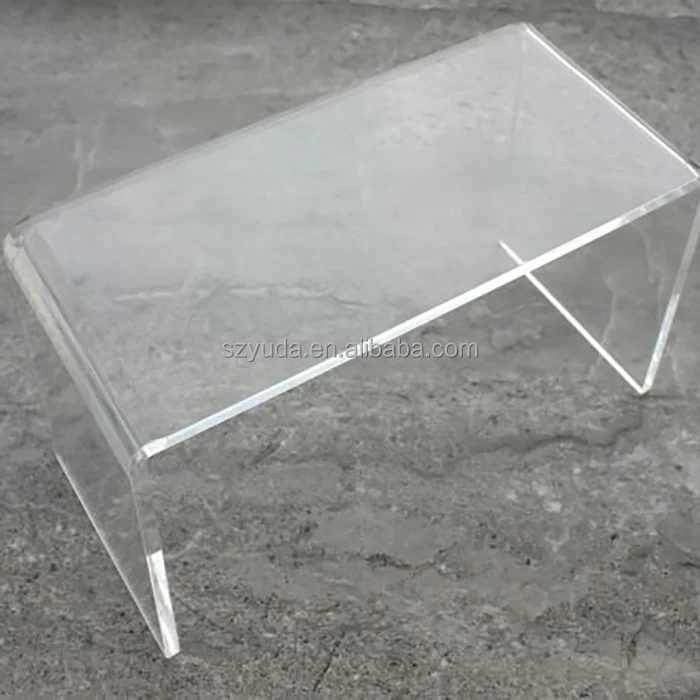 Home Premium Green Edge Acrylic Keyboard Cover Riser Glass Green Acrylic U Shaped Computer Monitor Stand Range