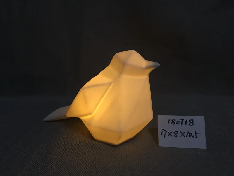 
Ceramic Bird Shape Night Light Bedside Night Lamp Decor Light 