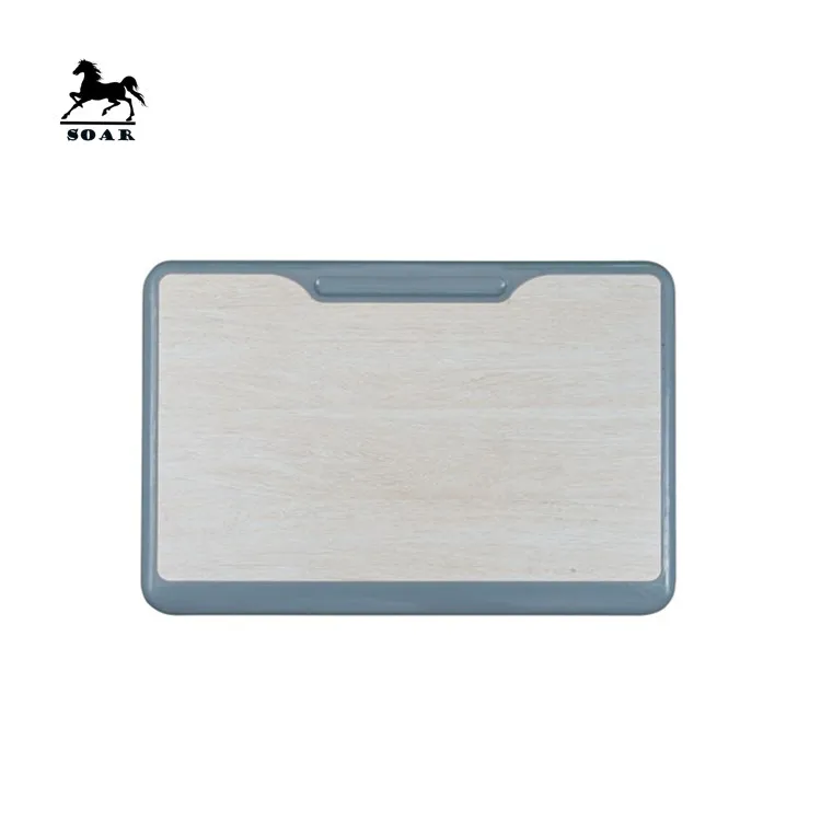 
MDF material student table and chair top with pp injection edge 