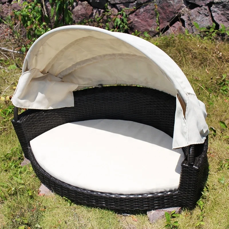 factory sale SGS HDPE rattan animates dog beds SCPB-006