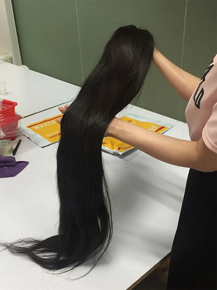 10 to 40 inch long virgin human hair bundles for women unprocessed natural straight raw indian hair wholesale with factory price