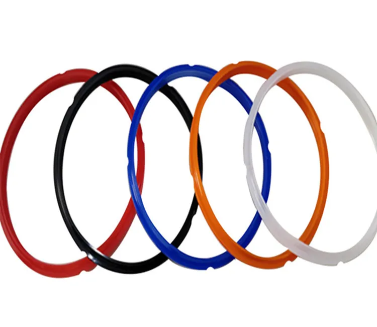 5/6Qt/8Qt/10Qt clear/red/black food grade Silicone rubber o ring O-RING for sealing instant cooking cooker pressure pot