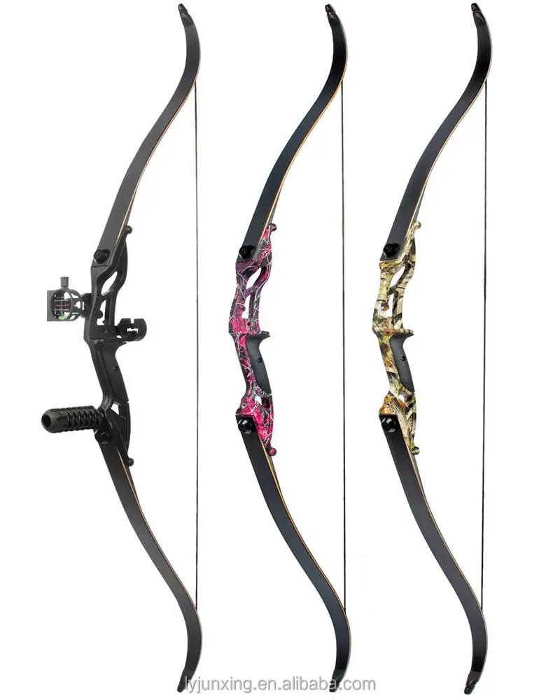 Junxing Archery Hot selling black/camo F179 archery recurve bow