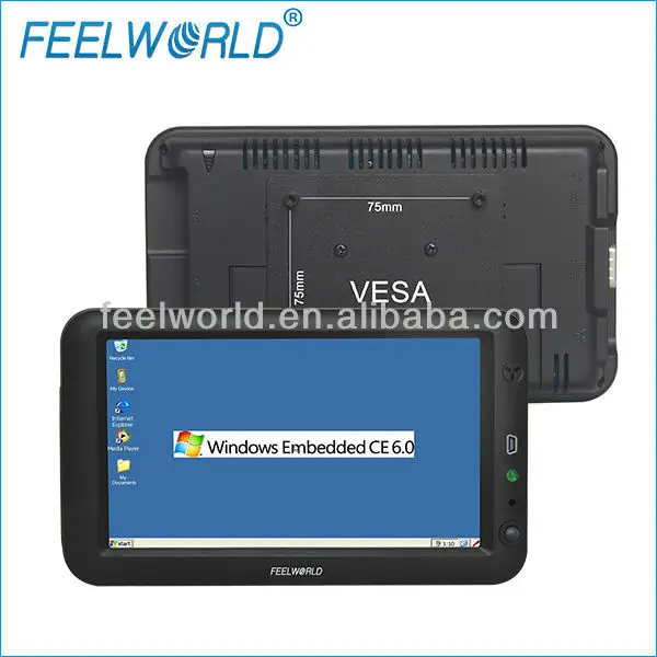 7 дюйма встроенные win се 6.0 ос такси сенсорный пк для промышленного контроля