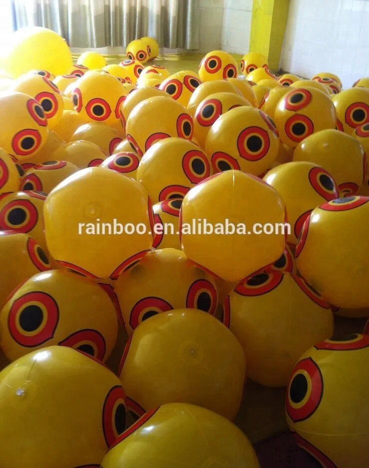 Phthalate free pvc 3d inflatable beach ball