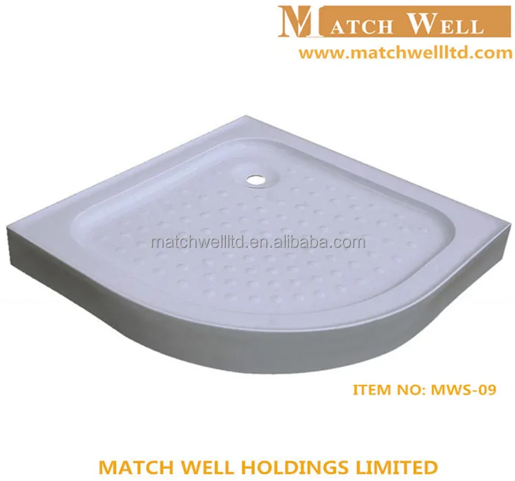 Bathroom Sanitary deep black shower tray 70x70