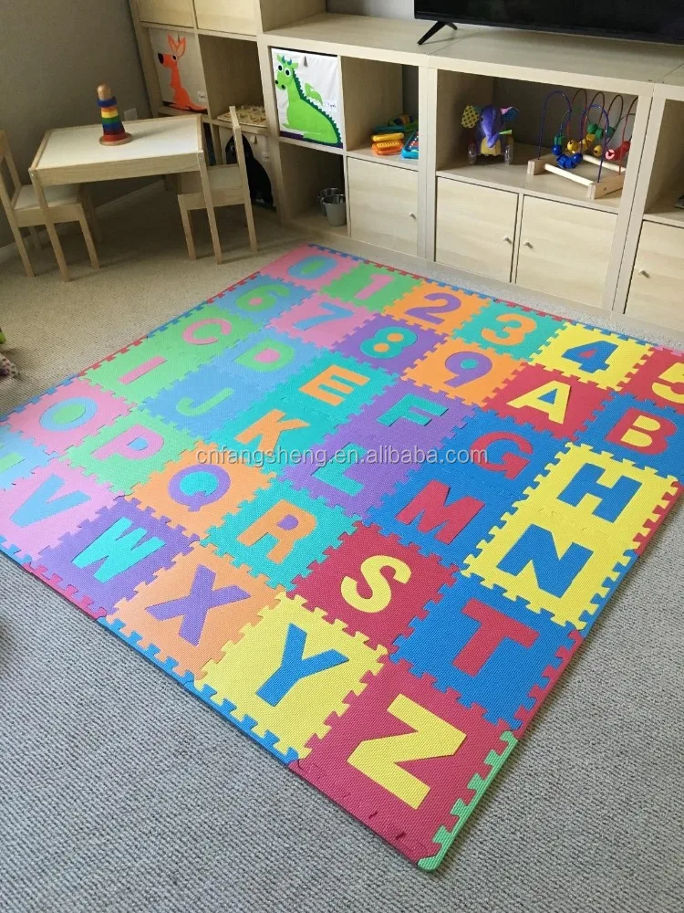 2019 Soft Foam Alphabet Baby EVA Puzzle Mat - 26 Letter and 10 numbers Set