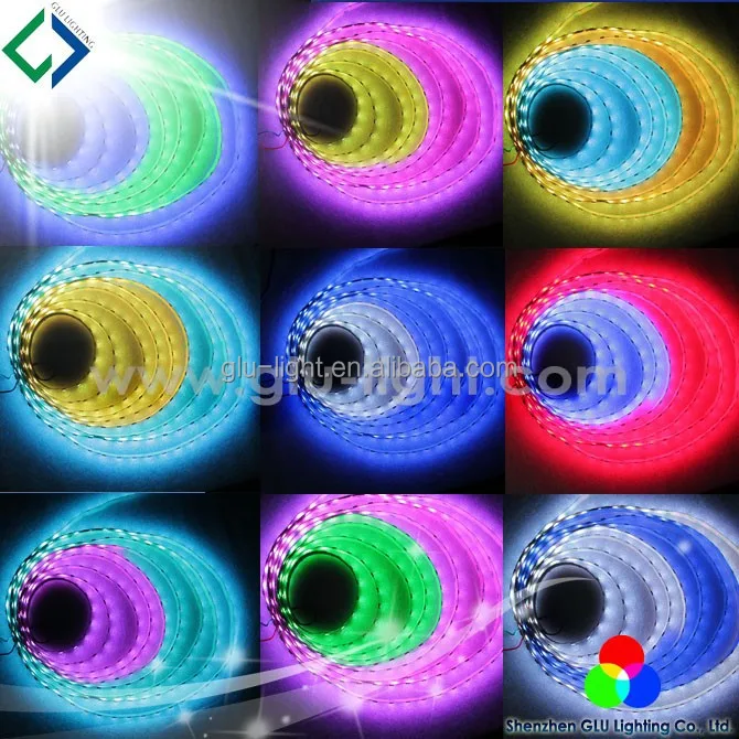 flexible led strip Addressable 5050 RGB built-in IC WS2811 WS2812B Led magic Strip lcd led backlight strip