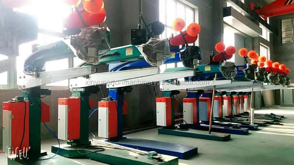 Carton box making machine stitching machine stapler corrugated cardboard stapling machine
