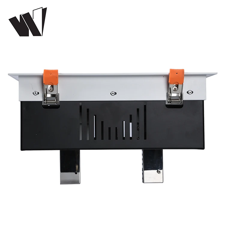 
High quality adjustable grille light fixture COB 24w 30w 40w 50w led double head downlight 
