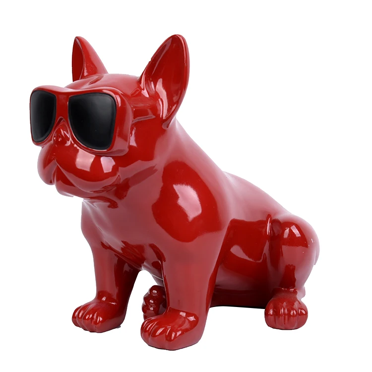 
wholesale cheap customization display fiberglass dog mannequin 