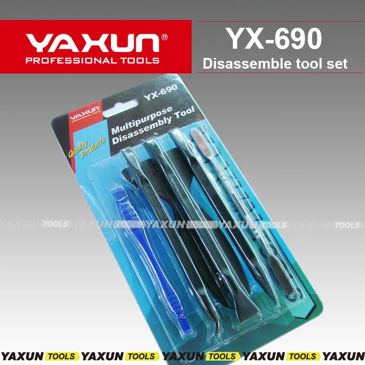 YAXUN High Quality 7 in 1 Disassemble Tools Set Repairing Superhard carbon fiber Tool Kit For iPhone iPad Samsung Hand tool set