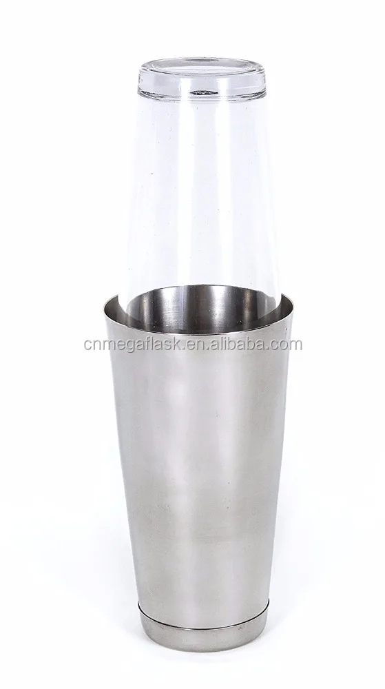 800ML Stainless Steel Boston Shaker Set & Professional Bartender Cocktail Shaker With Jigger And Filter