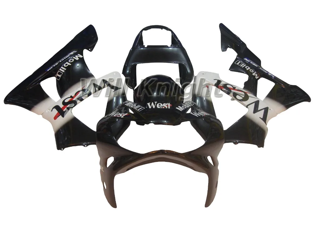 Body Frame for CBR929 2000 2001 CBR900 929 Black White West Edition Fairing Kit