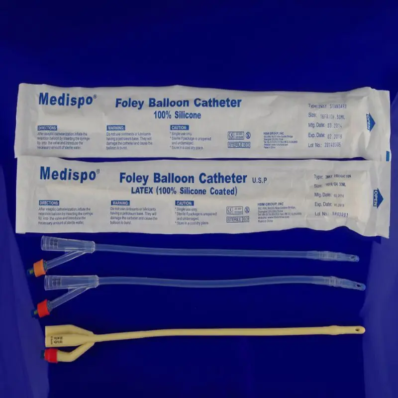 
2 way silicone foley catheter,double balloon silicone foley catheter 