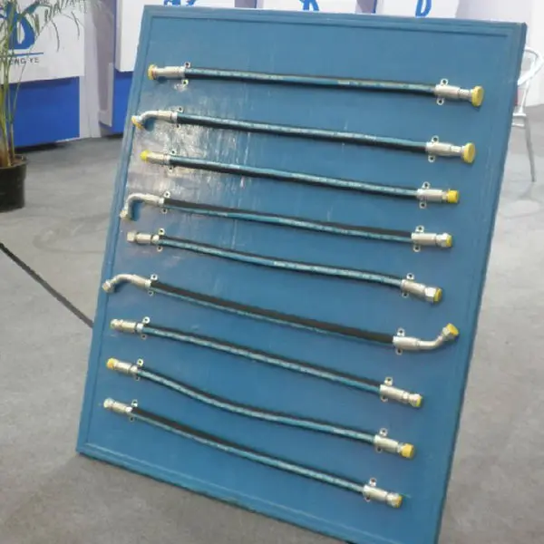 hydraulic block rubber hose, nut and O-ring, connections