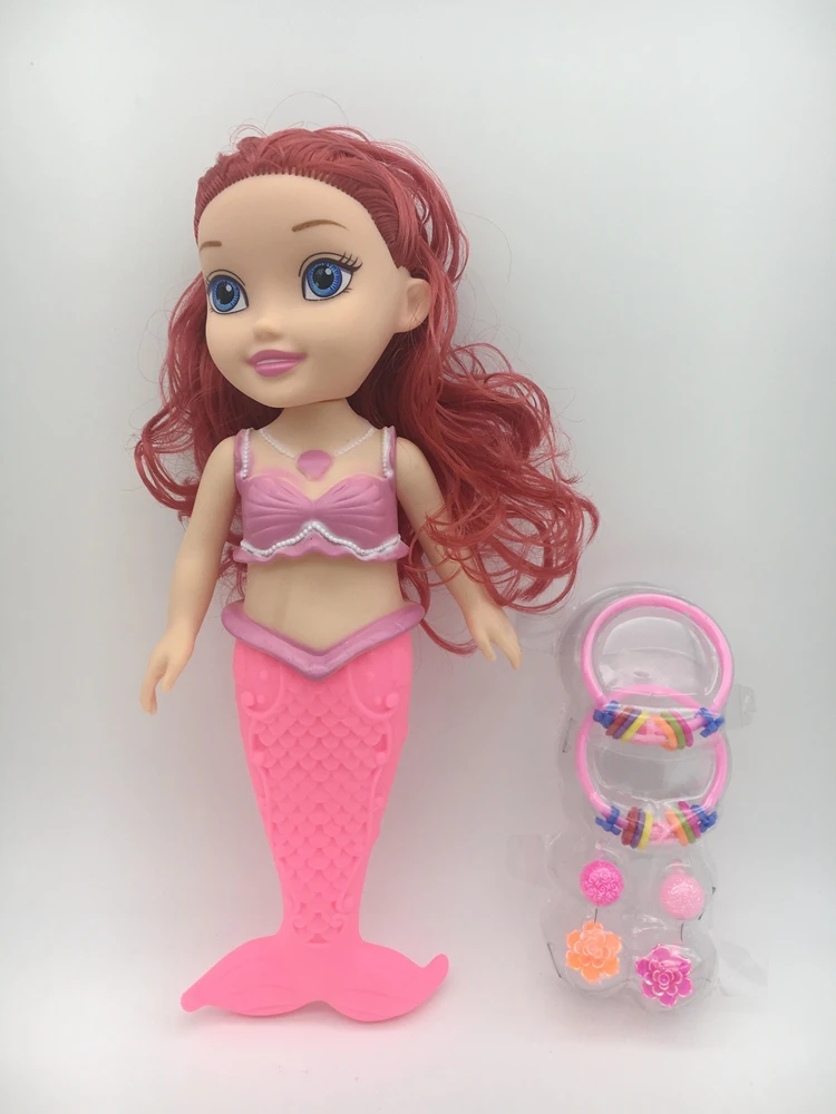 2018 new hot fashion mermaid ariel princess doll with accessories girl gift toy