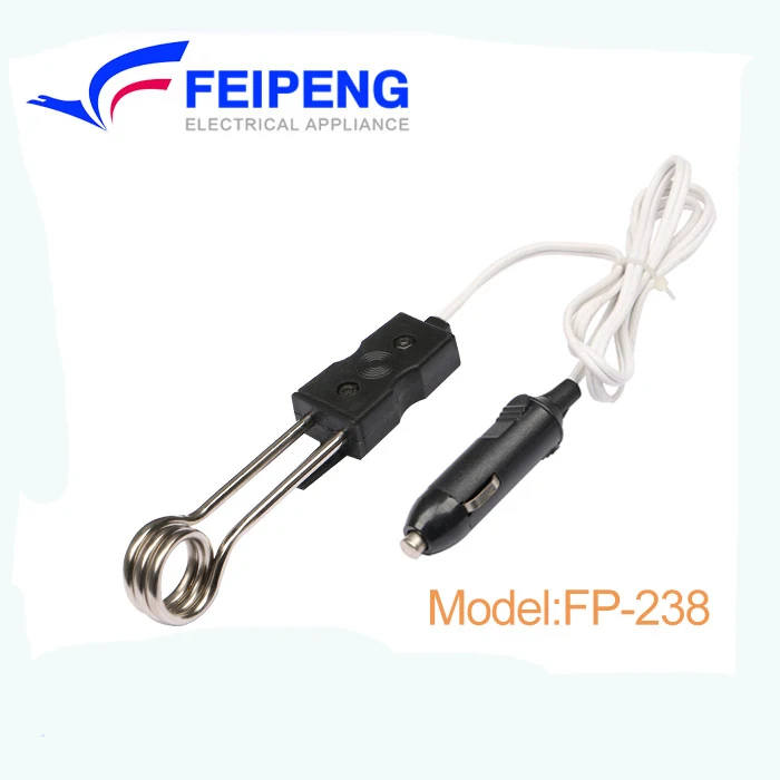 DC portable 12v electric car heater 120W instant immersion water heater 150w