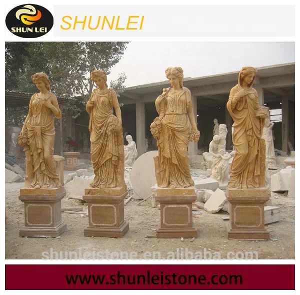 Marble Garden Four Seasons God Statue