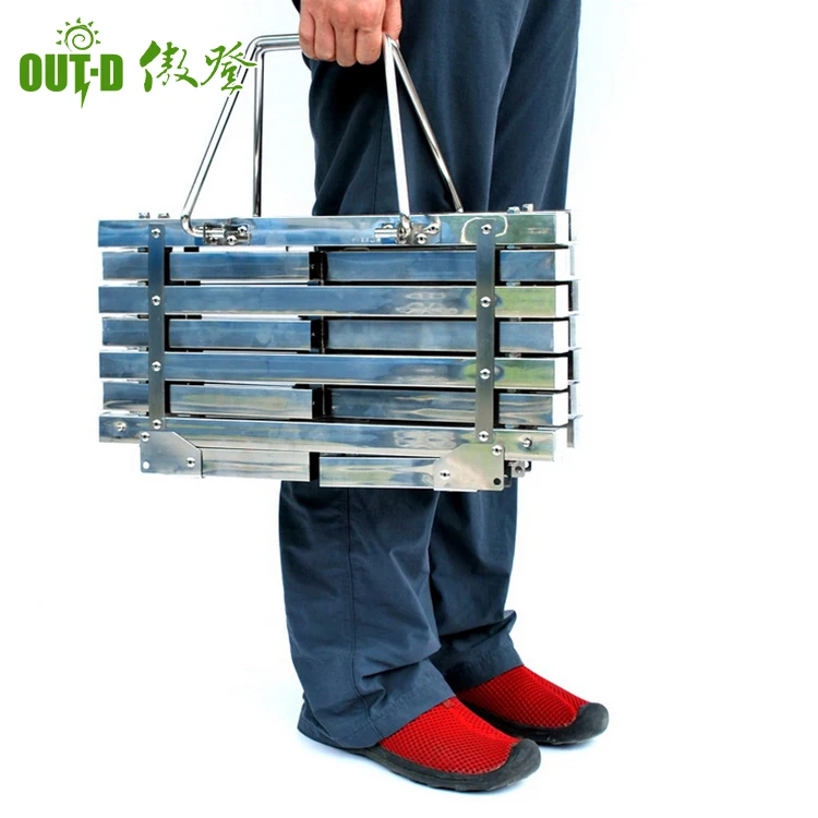 stainless steel BBQ stove grill with super loading capacity foldable stove grill