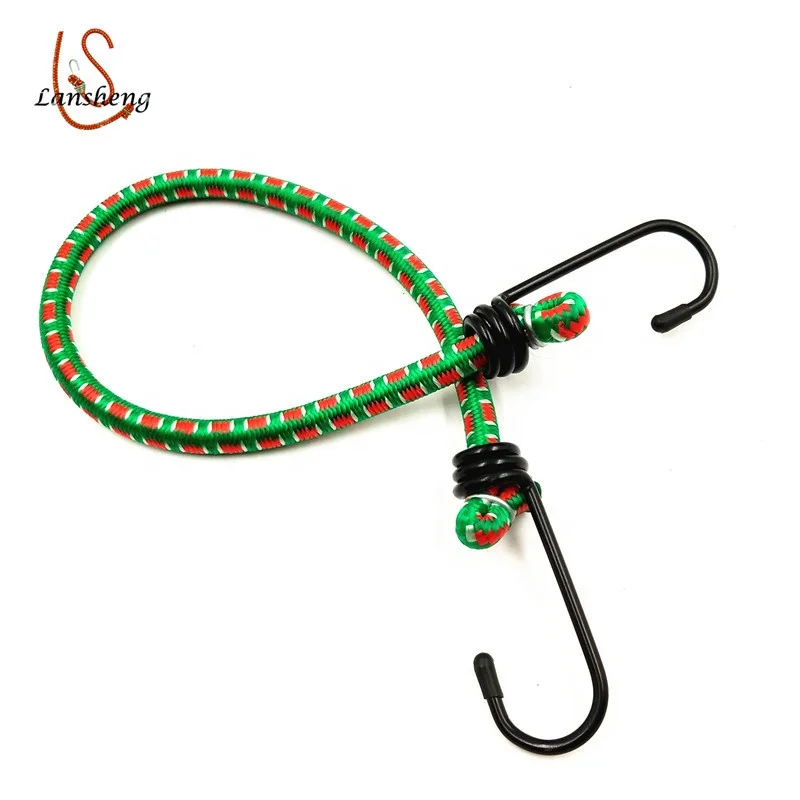 Wholesale High Quality 8mm 10mm 12mm Rubber Rope Wit Metal Hook For Bike Packing