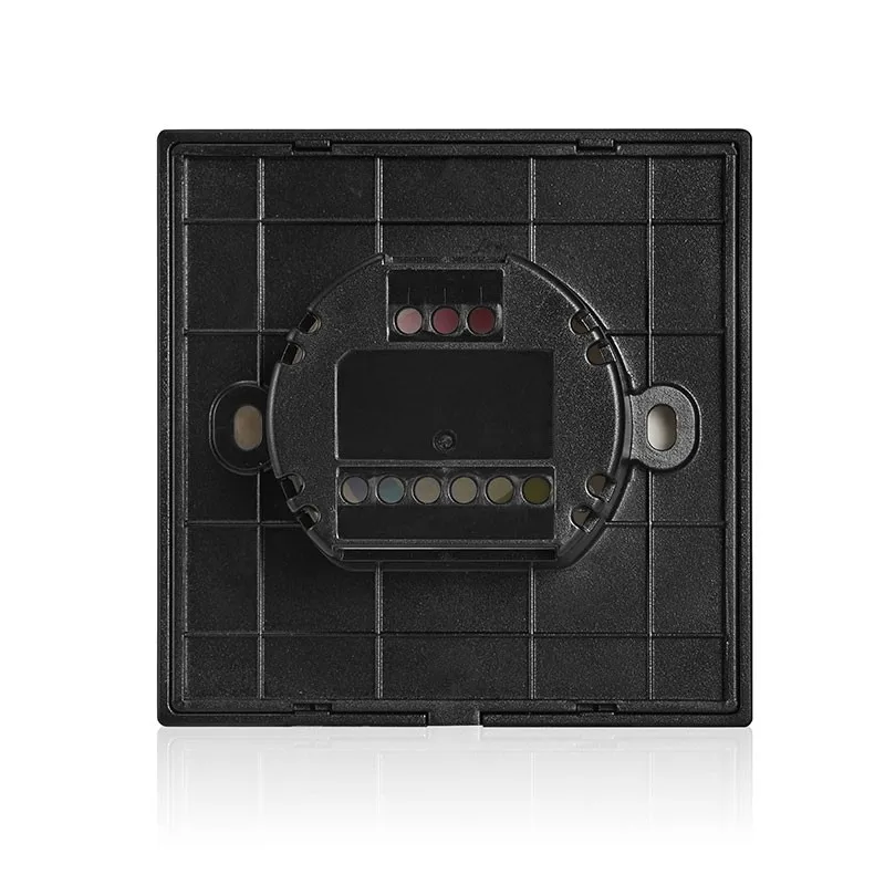 Newest design fashion style custom silk printing pattern glass screen smart home touch light switch enclosures