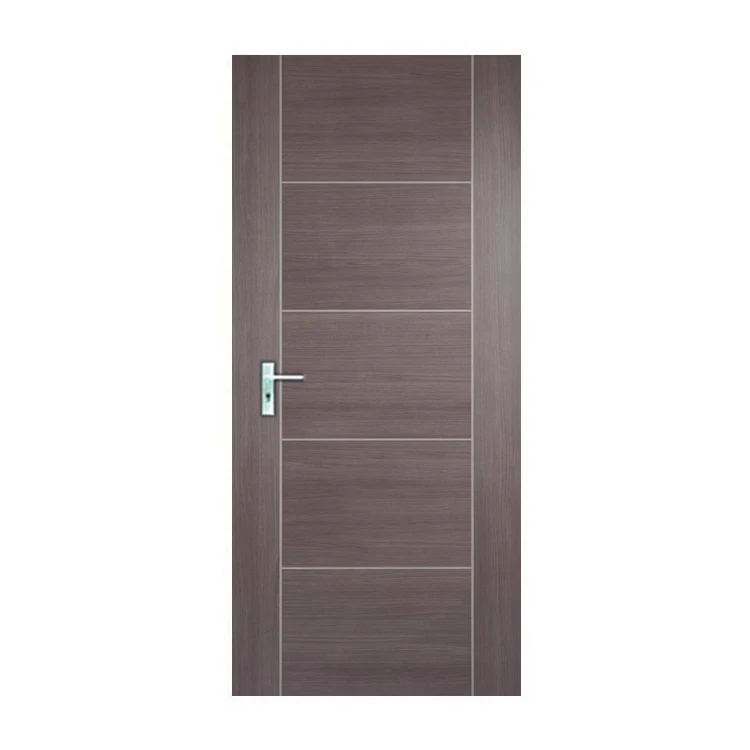 Factory Direct Sale Best Price Vancouver Oak 5 Panel Style Flush Door Prefinished Oak Timber Doors