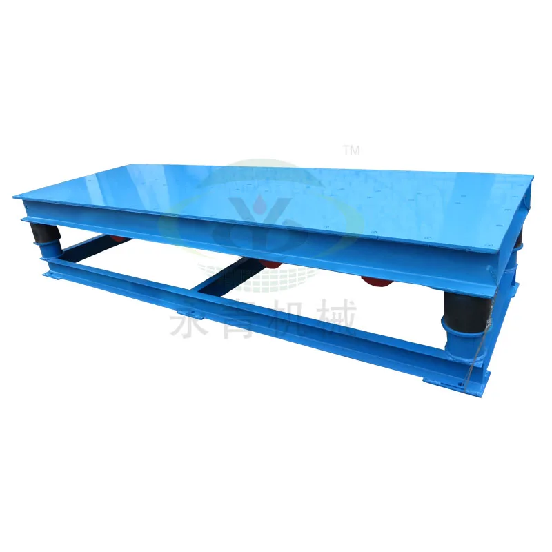 concrete vibrating table for making interlock tiles