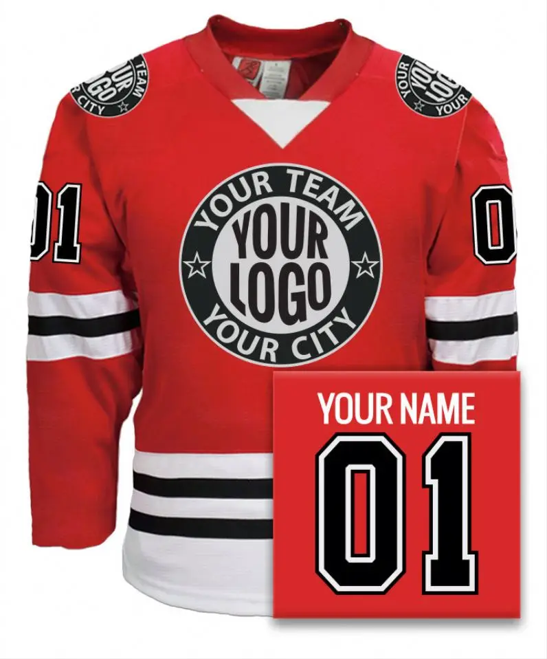 
Latest Design Custom Made Sublimation Ice Hockey Jersey Wholesale 