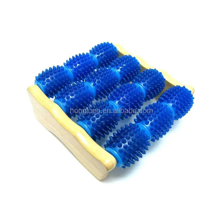 OEM Высококачественный ручной деревянный массажный ролик для спины и ног для массажа тела